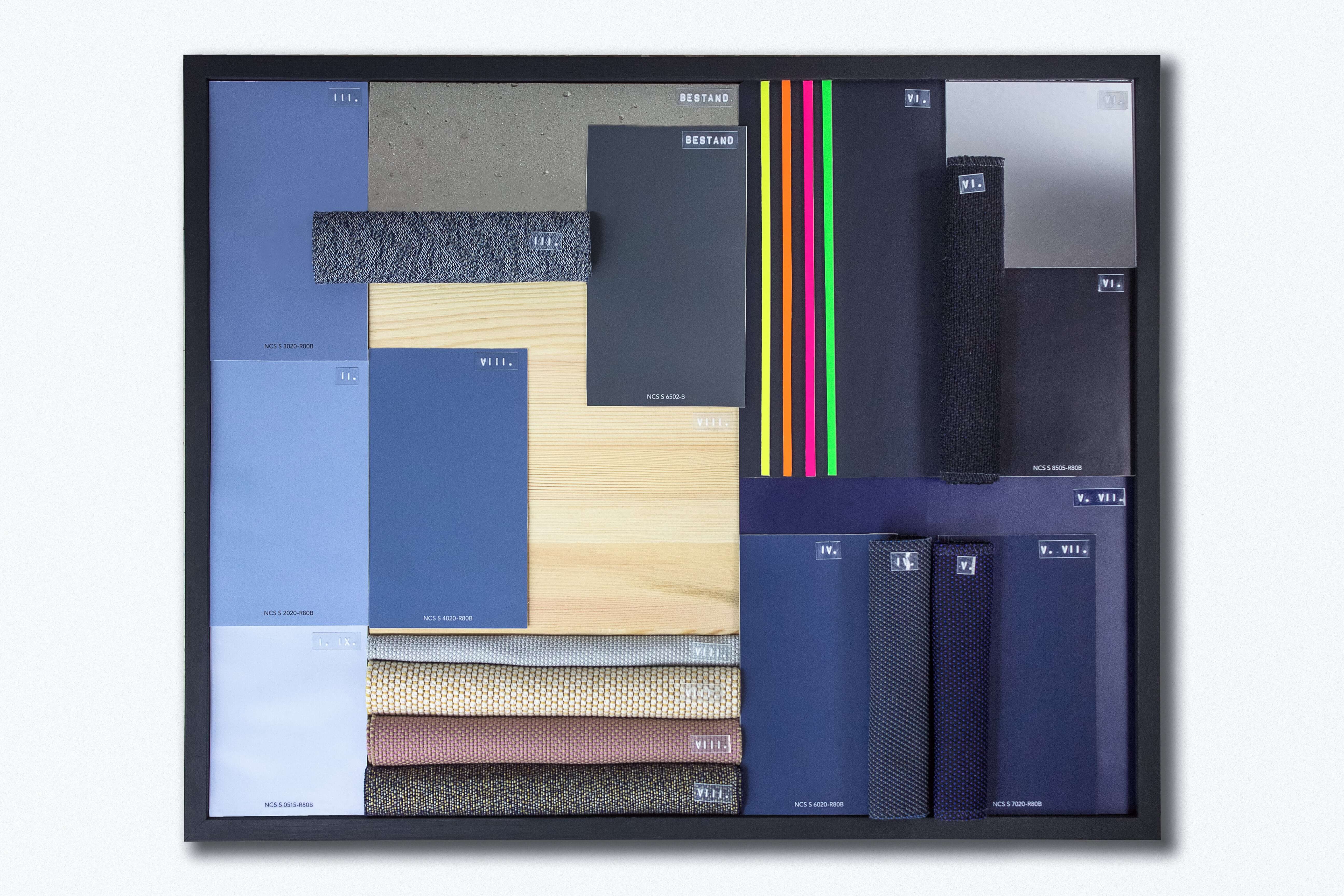 Materialcollage Schlaf