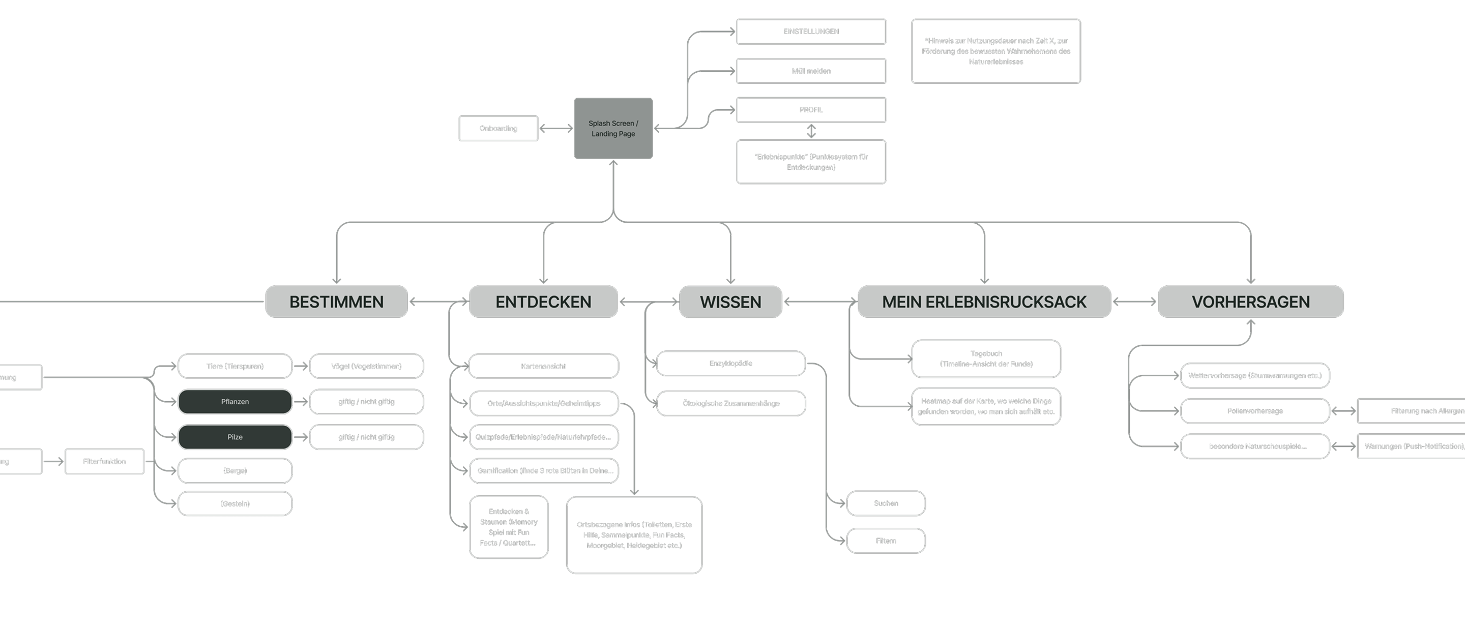 Struktur & Fluss - Sitemap