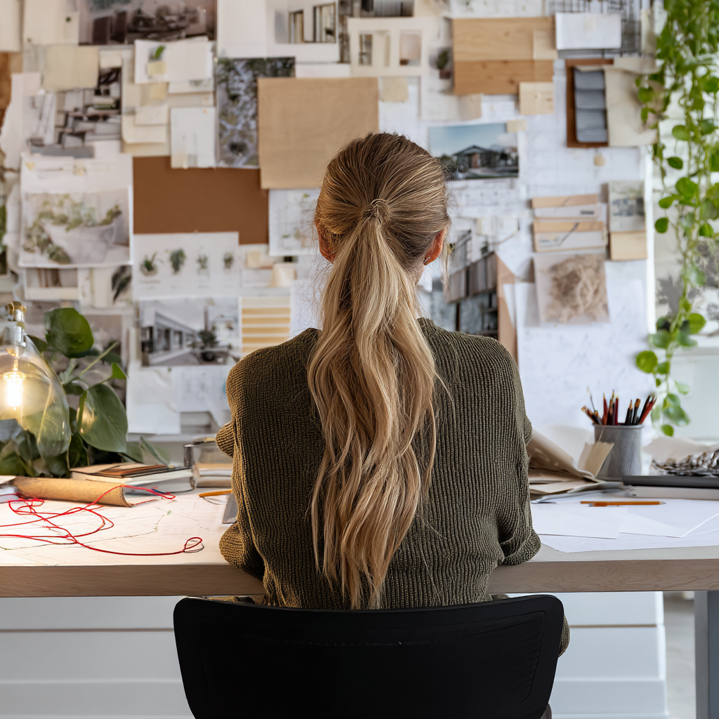 Anika bei der Arbeit